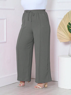 Calça Feminina Pantalona Plus Size Élegance - Tanzille